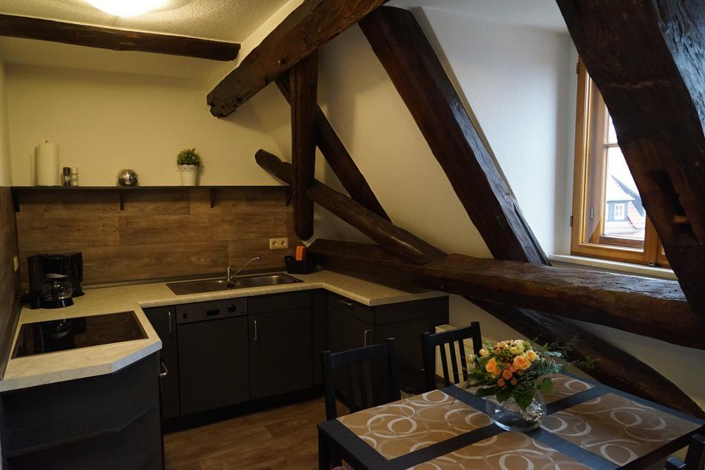 Appartement Kaufmannshaus Anno 1613 à Quedlinbourg Chambre photo